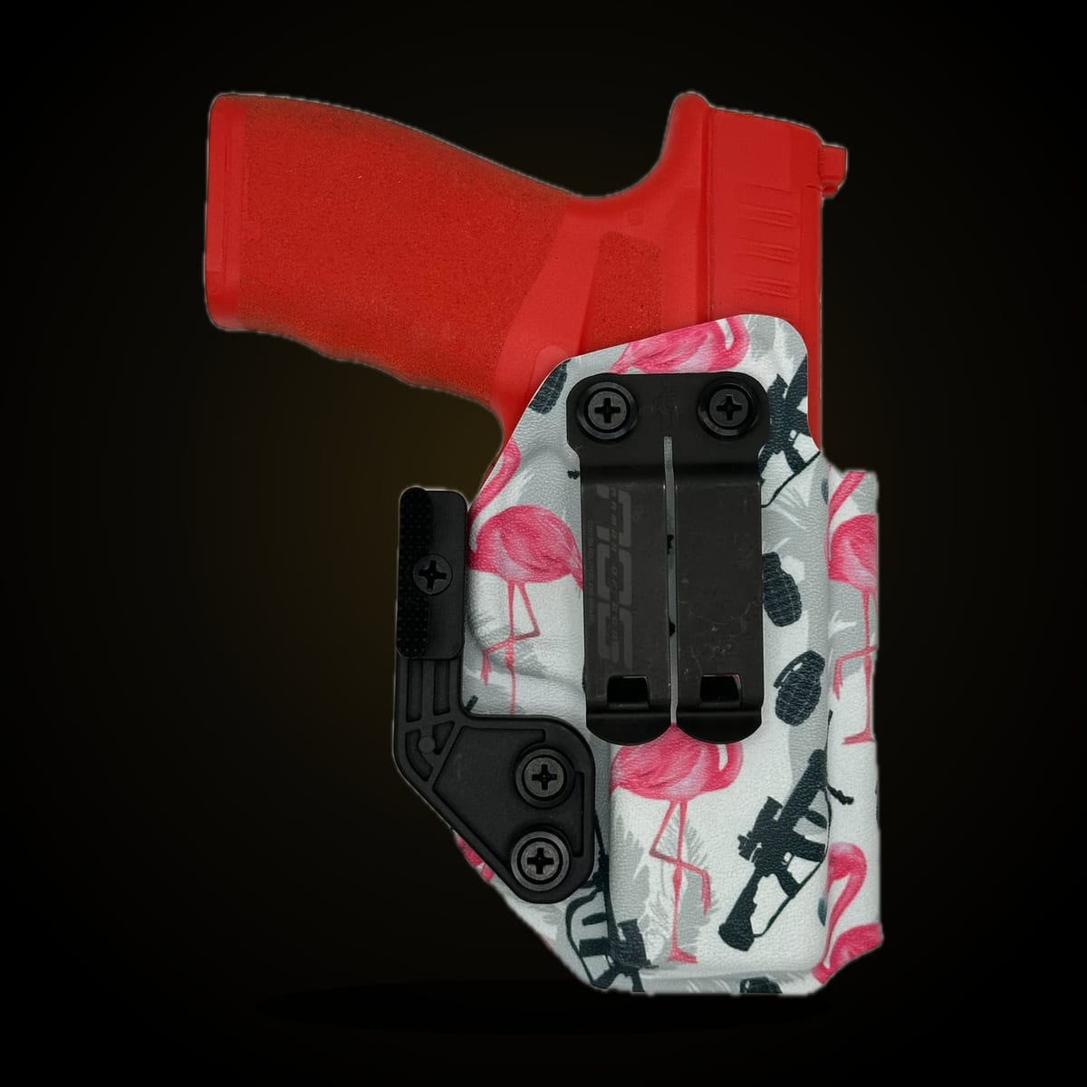 Strapped Flamingos