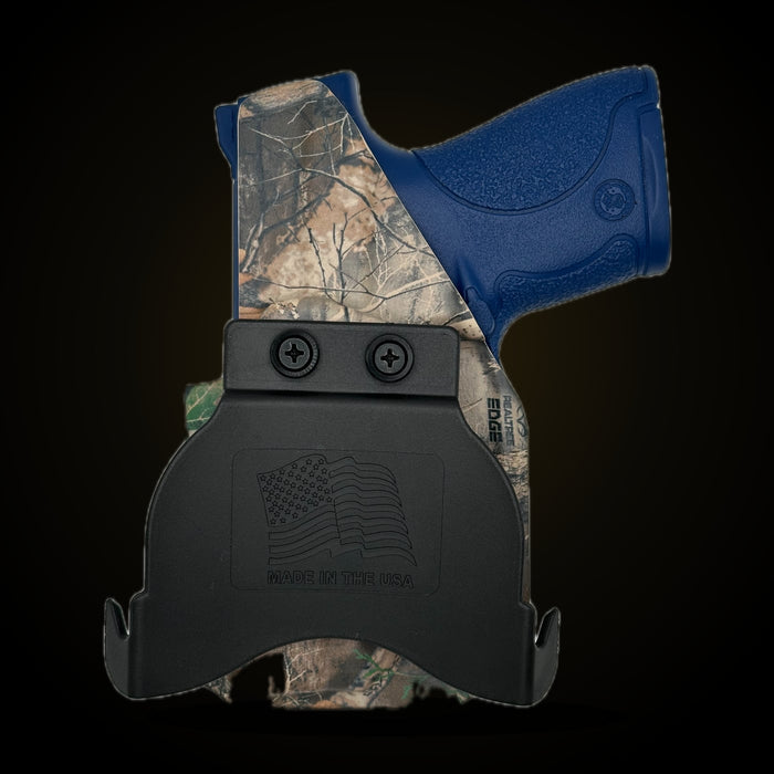 Custom Smith & Wesson OWB holster in Realtree camo