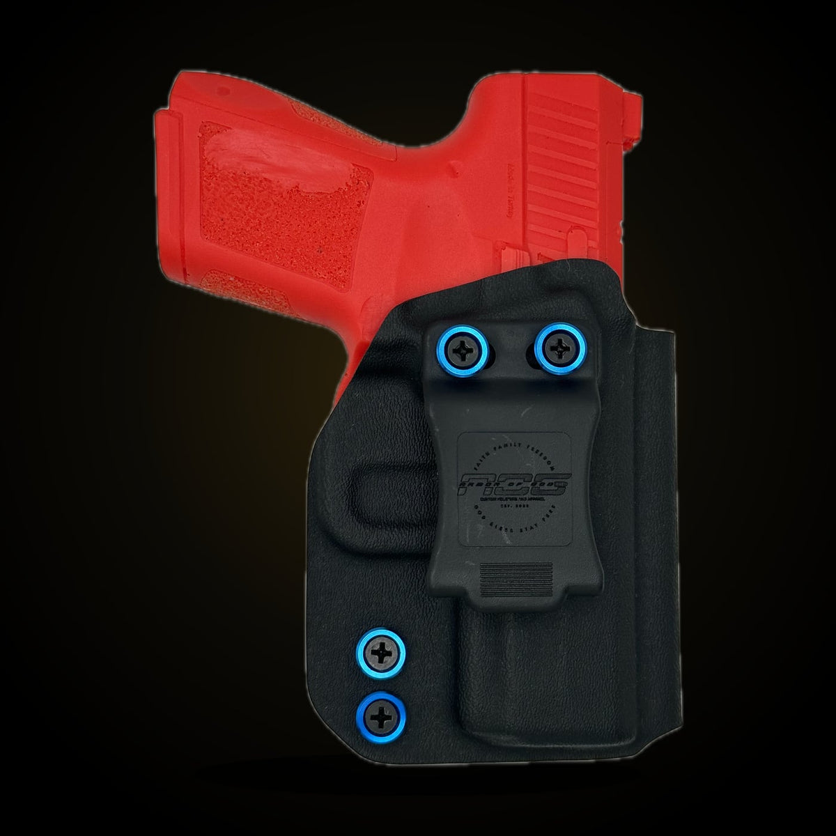 Canik MC9 Mete IWB holster in black, custom Kydex by Armor Of God