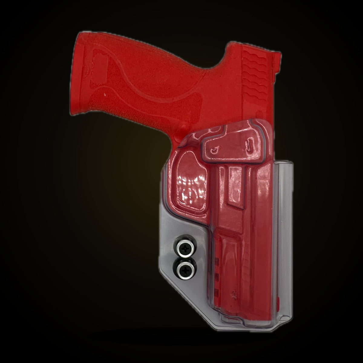 Smith & Wesson M&P 2.0 OWB holster in red, custom Kydex by Armor Of God