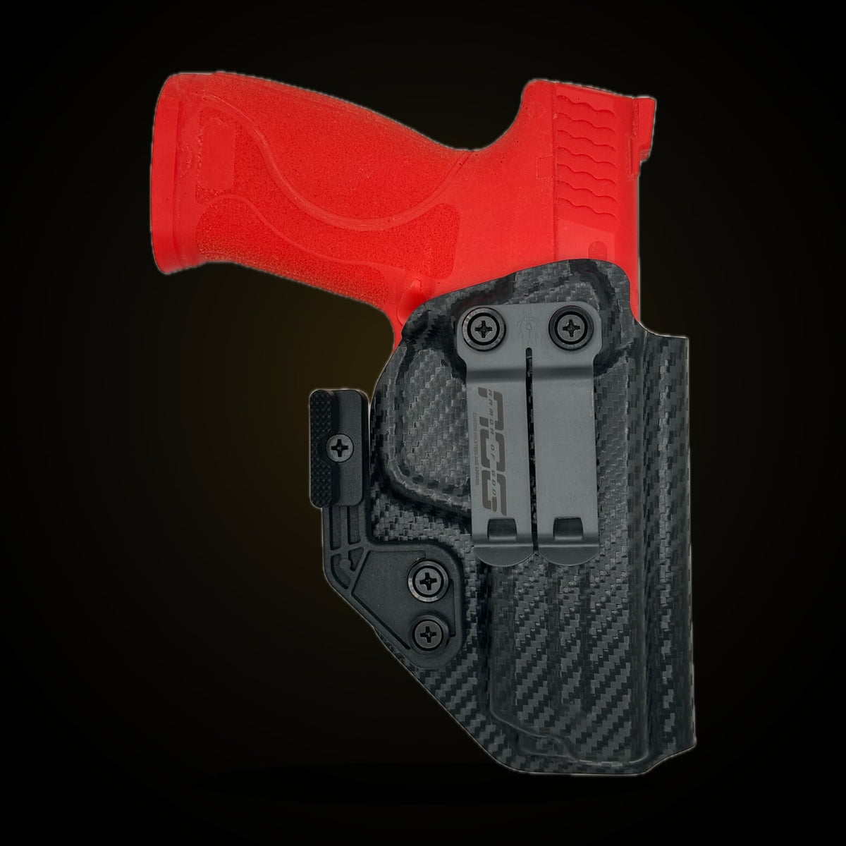 Smith & Wesson M&P 2.0 IWB holster in carbon fiber, custom Kydex by Armor Of God