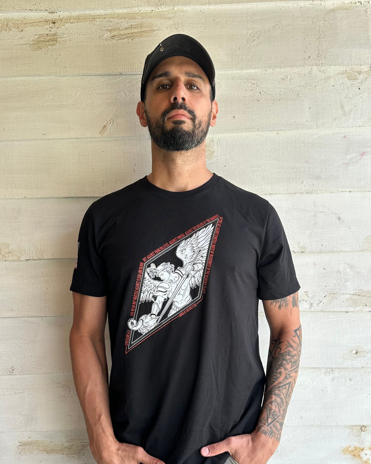 Wrath Against Darkness shirt worn by founder Tony Palacios