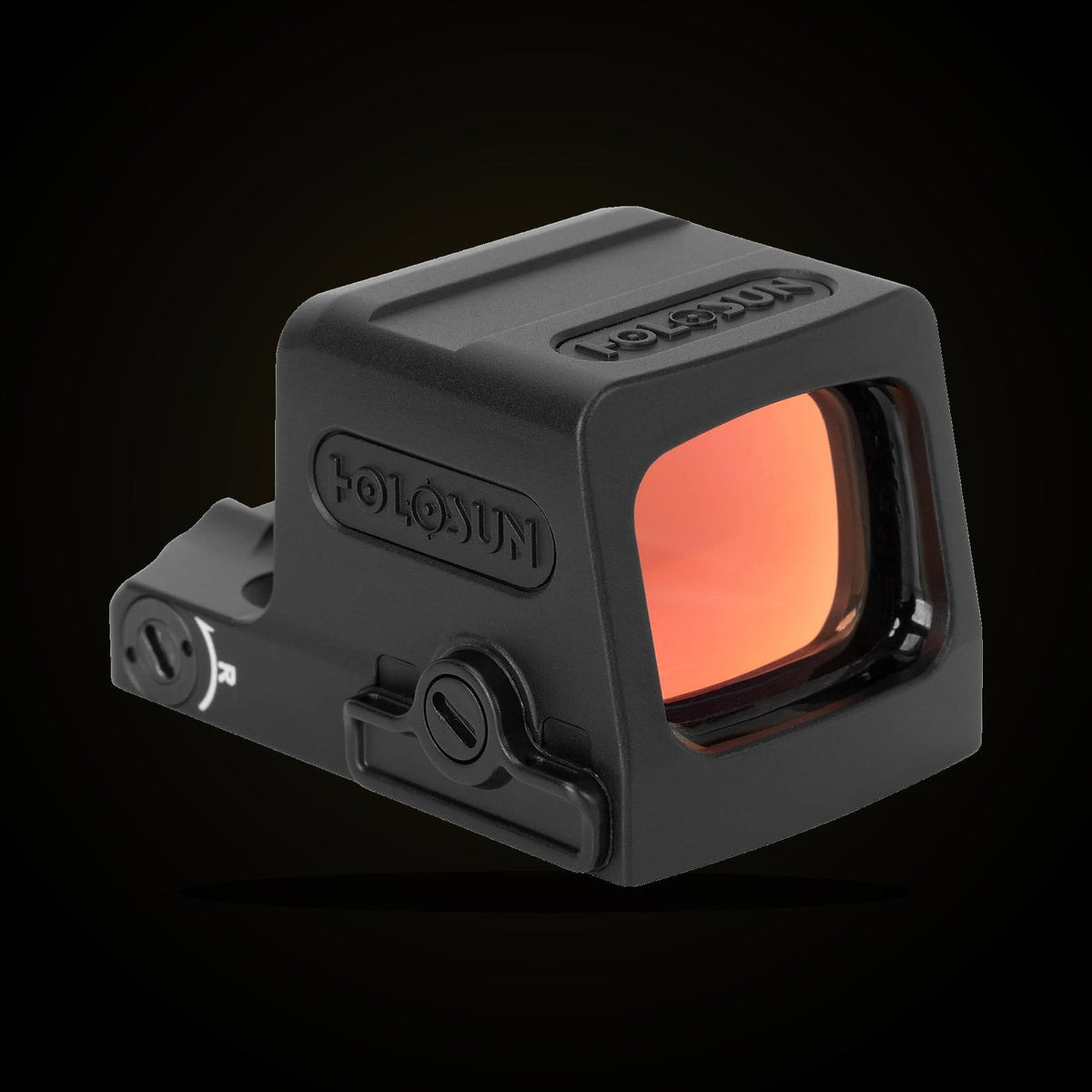Holosun EPS Carry red dot, side view with controls
