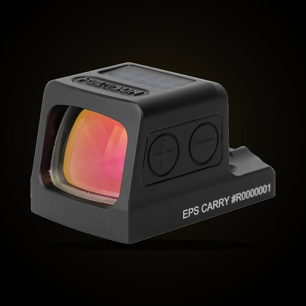Holosun EPS Carry red dot, solar panel and window