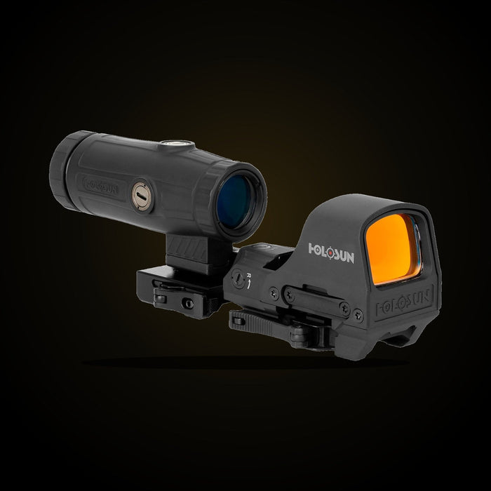 Holosun HS510C reflex sight and HM3X magnifier, view 1