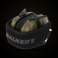 Walker's Razor Slim Multicam earmuffs and shooting glasses, view 2
