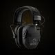Walker's Razor Slim Patriot earmuffs in Black