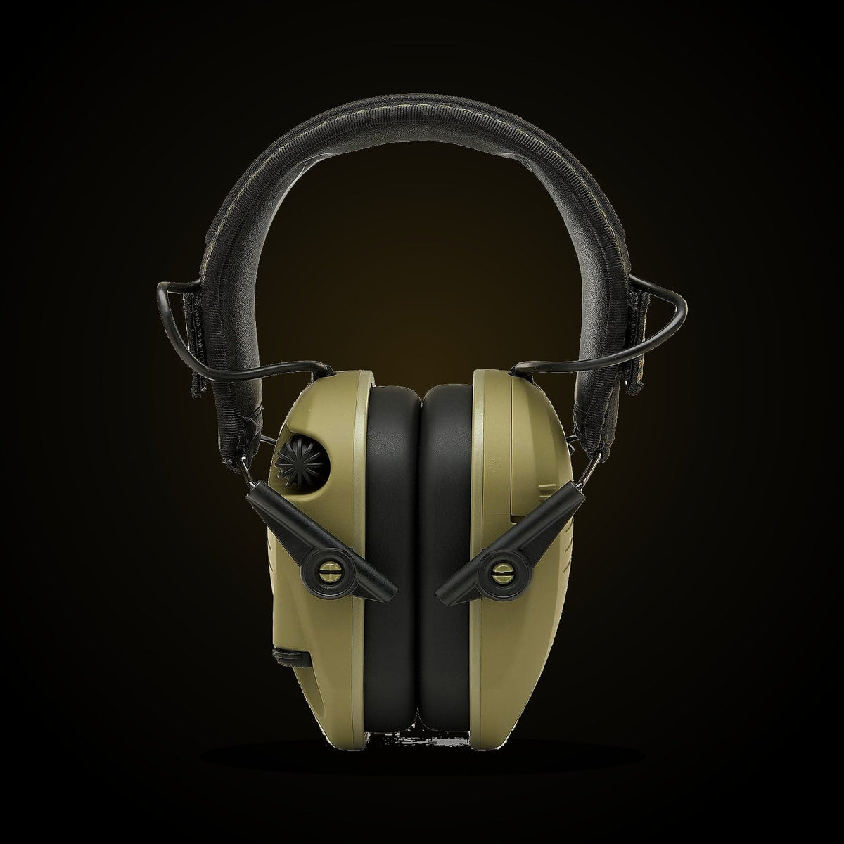Walker's Razor Slim Patriot earmuffs in OD Green