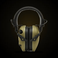 Walker's Razor Slim Patriot earmuffs in OD Green